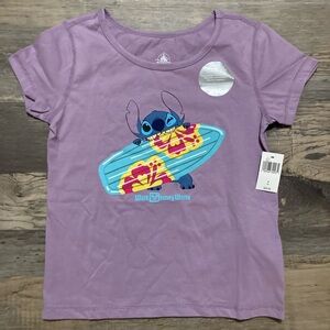 Disneys Stitch kids purple tee shirt